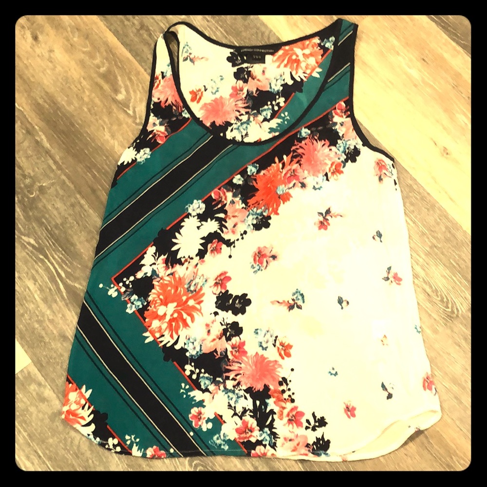 French Connection silk tank top